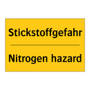 Stickstoffgefahr - Nitrogen hazard