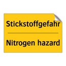 Stickstoffgefahr - Nitrogen hazard