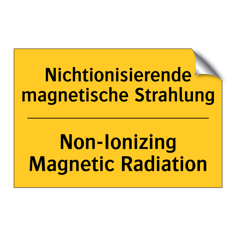 Nichtionisierende magnetische /.../ - Non-Ionizing Magnetic Radiation/.../