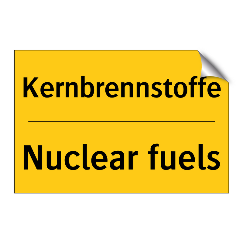 Kernbrennstoffe - Nuclear fuels