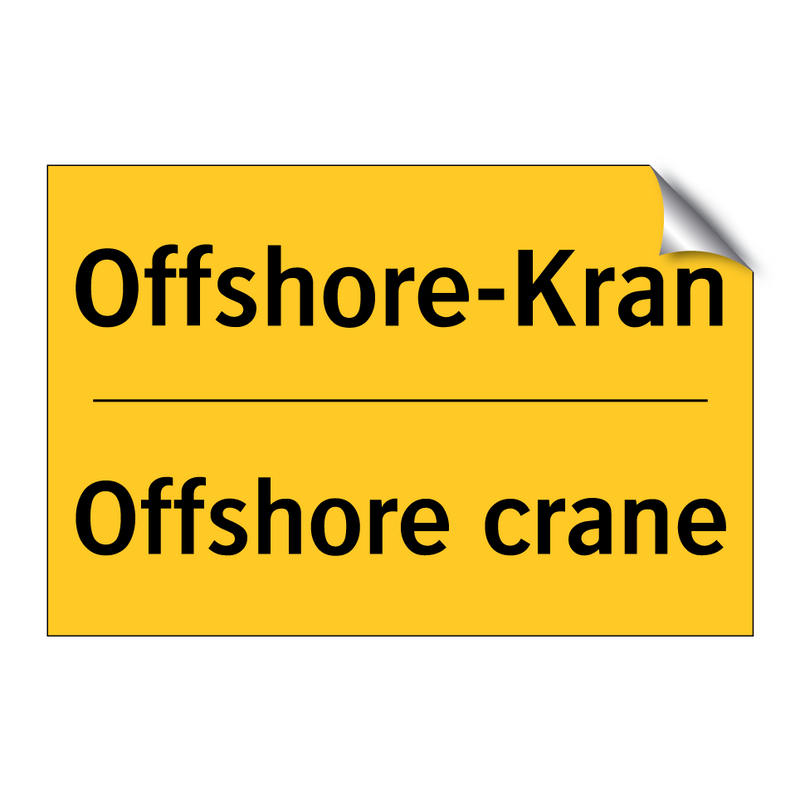 Offshore-Kran - Offshore crane