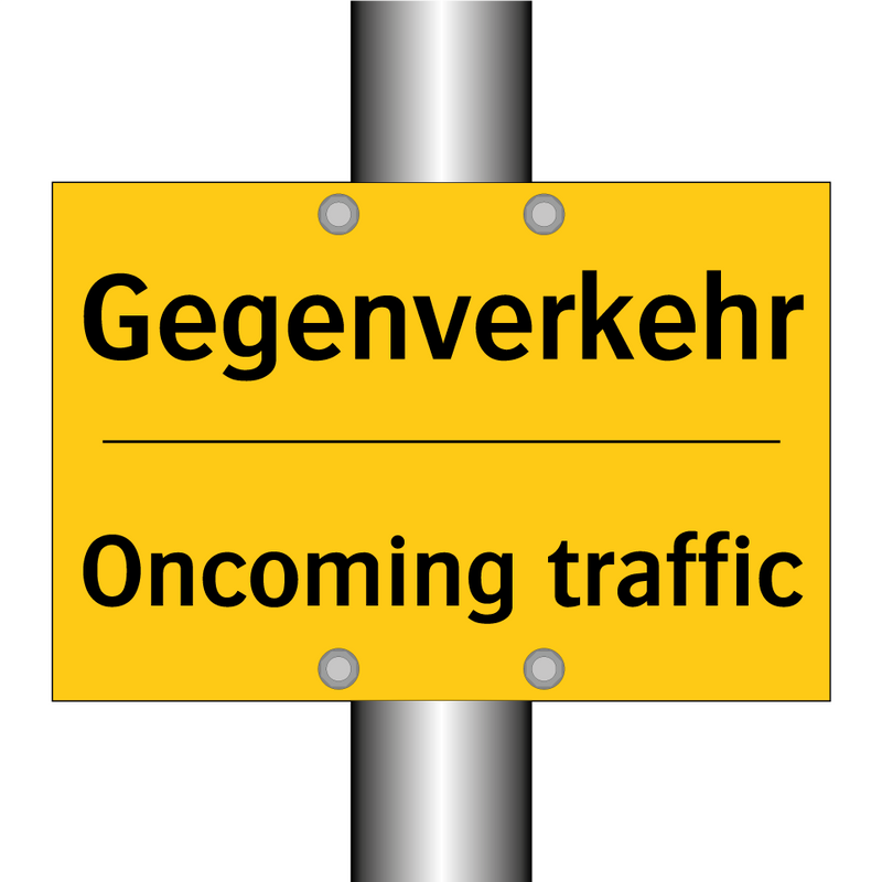 Gegenverkehr - Oncoming traffic