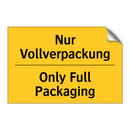 Nur Vollverpackung - Only Full Packaging