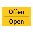 Offen - Open
