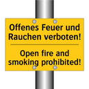 Offenes Feuer und Rauchen verboten!/.../ - Open fire and smoking prohibited!/.../