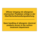 Offener Umgang mit allergenen /.../ - Open handling of allergenic chemical /.../