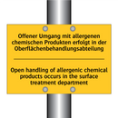 Offener Umgang mit allergenen /.../ - Open handling of allergenic chemical /.../
