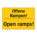 Offene Rampen! - Open ramps!