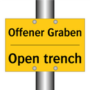 Offener Graben - Open trench
