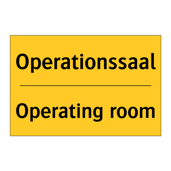 Operationssaal - Operating room