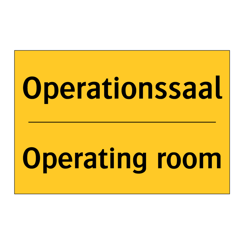 Operationssaal - Operating room