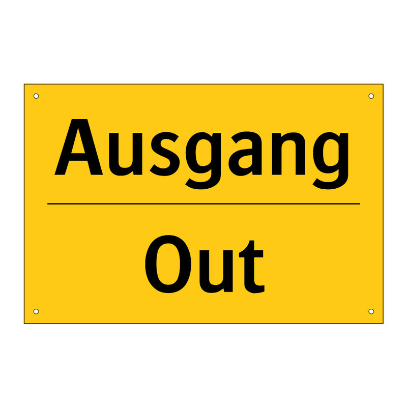 Ausgang - Out
