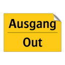 Ausgang - Out