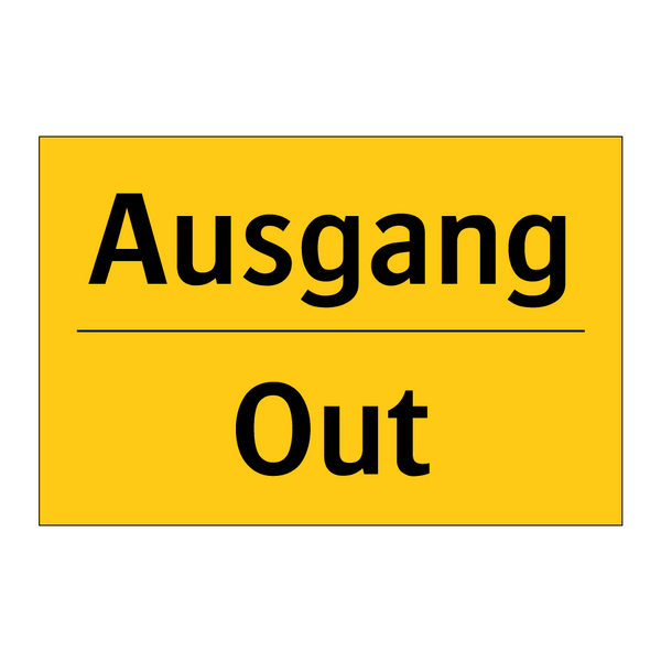 Ausgang - Out