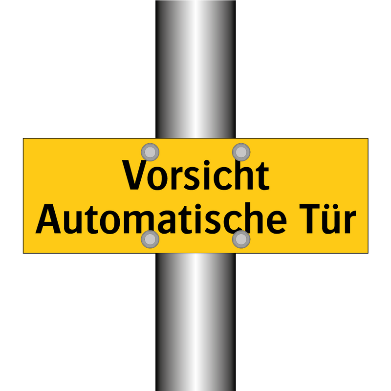 Vorsicht Automatische Tür