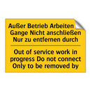 Außer Betrieb Arbeiten im Gange /.../ - Out of service work in progress /.../