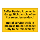 Außer Betrieb Arbeiten im Gange /.../ - Out of service work in progress /.../