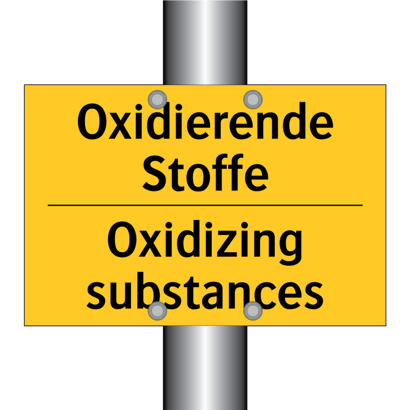 Oxidierende Stoffe - Oxidizing substances