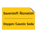 Sauerstoff/Ätznatron - Oxygen/Caustic Soda