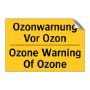 Ozonwarnung Vor Ozon - Ozone Warning Of Ozone