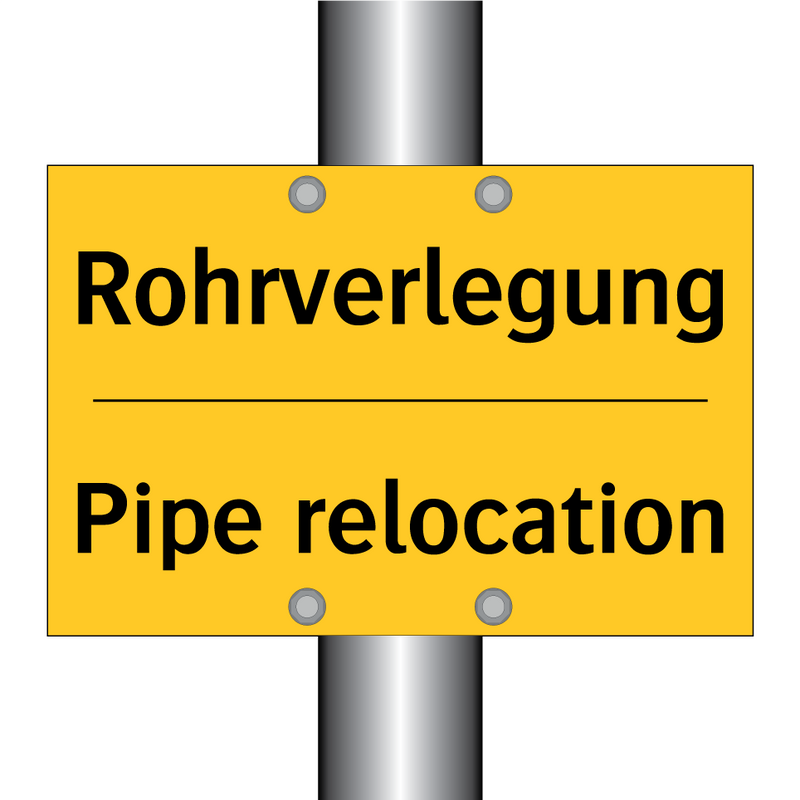 Rohrverlegung - Pipe relocation