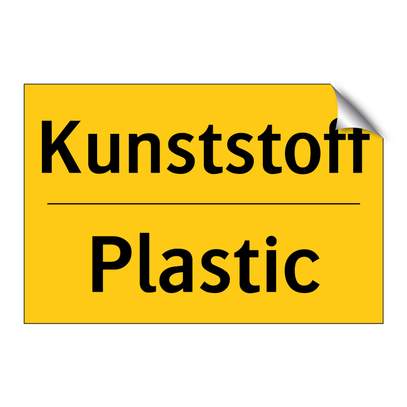 Kunststoff - Plastic