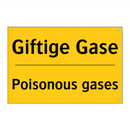 Giftige Gase - Poisonous gases