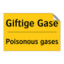 Giftige Gase - Poisonous gases