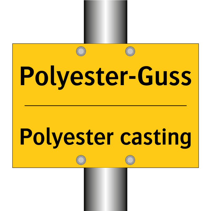 Polyester-Guss - Polyester casting