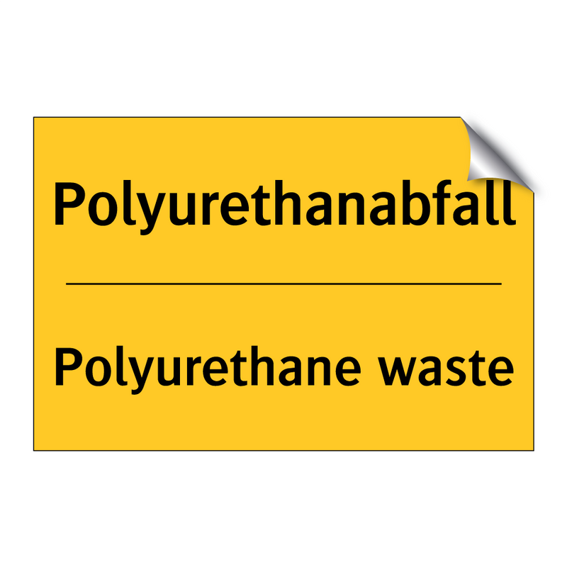 Polyurethanabfall - Polyurethane waste