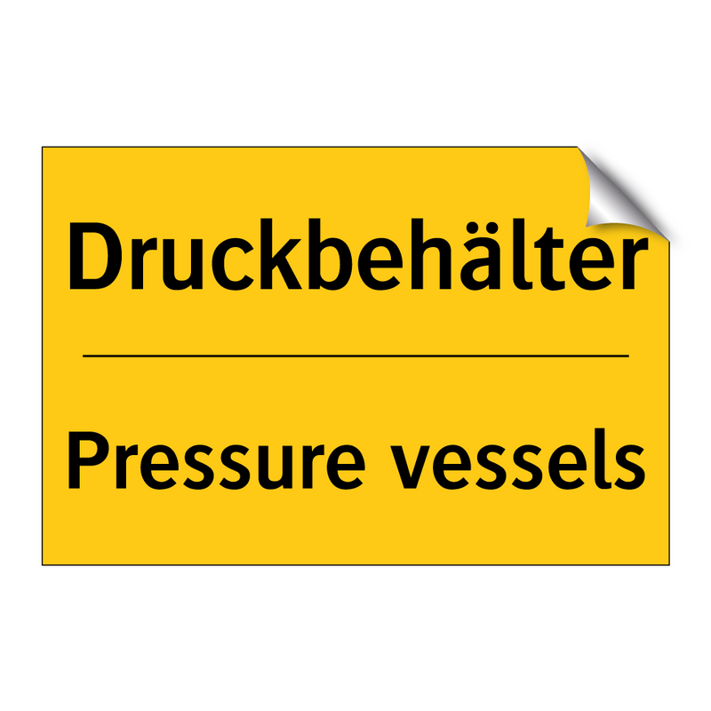 Druckbehälter - Pressure vessels