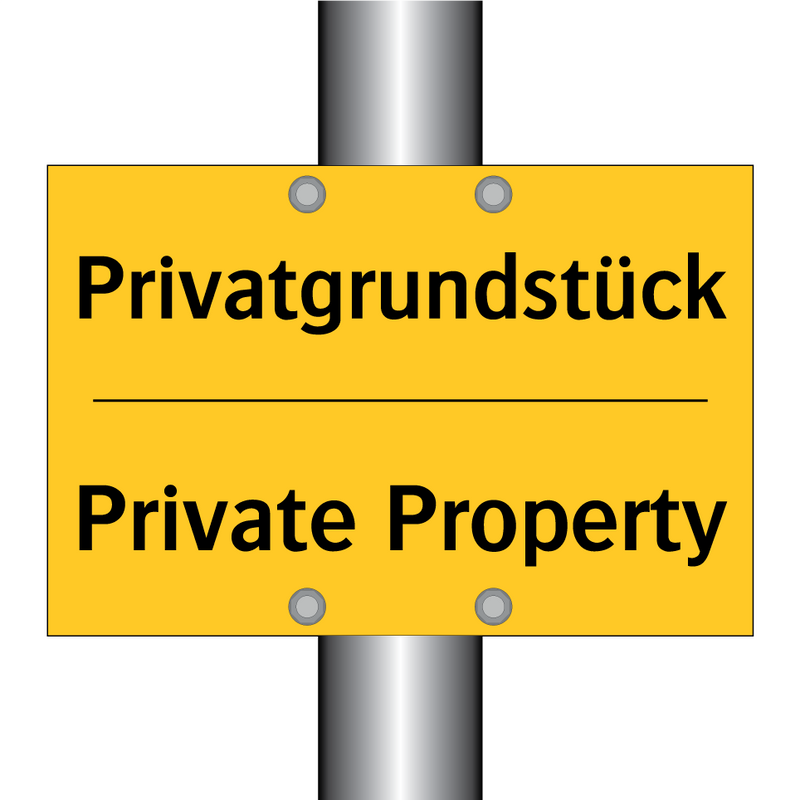 Privatgrundstück - Private Property