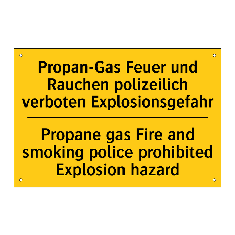 Propan-Gas Feuer und Rauchen polizeilich /.../ - Propane gas Fire and smoking police /.../