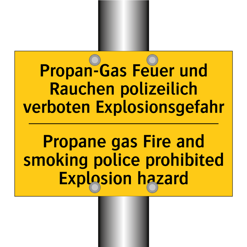 Propan-Gas Feuer und Rauchen polizeilich /.../ - Propane gas Fire and smoking police /.../
