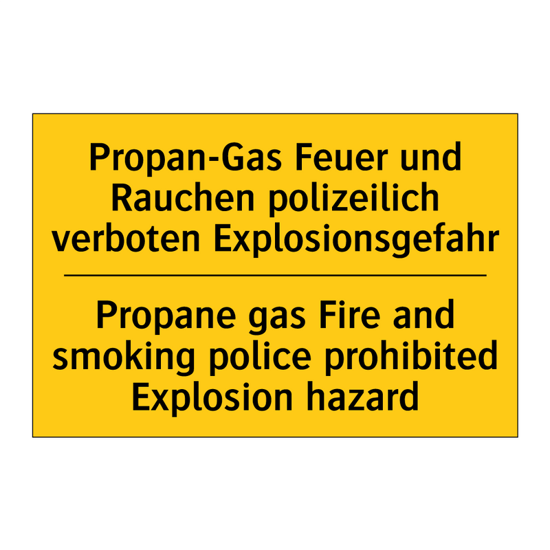 Propan-Gas Feuer und Rauchen polizeilich /.../ - Propane gas Fire and smoking police /.../