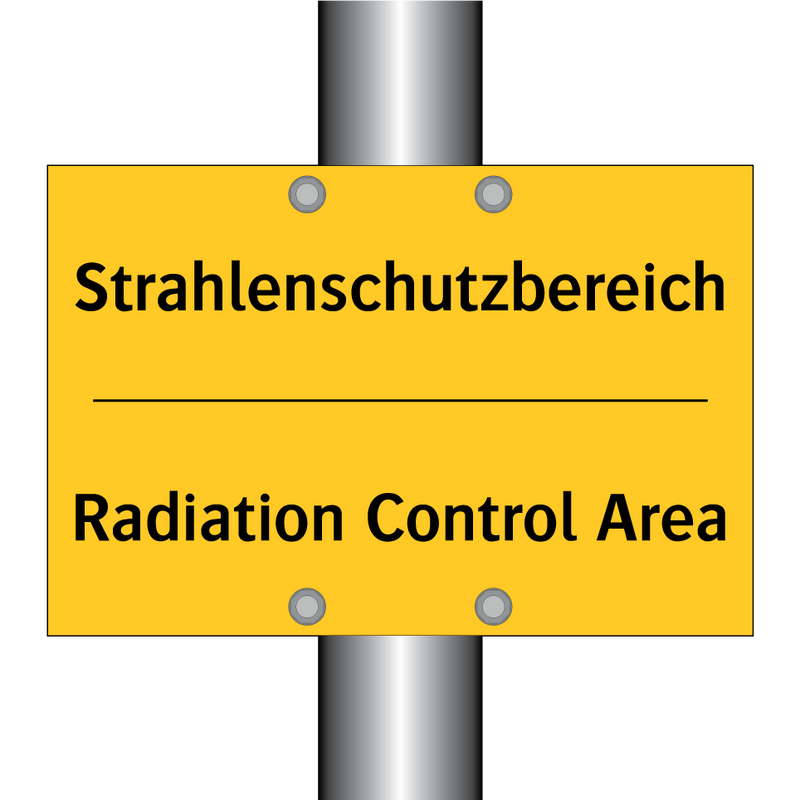 Strahlenschutzbereich - Radiation Control Area
