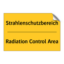 Strahlenschutzbereich - Radiation Control Area