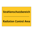 Strahlenschutzbereich - Radiation Control Area
