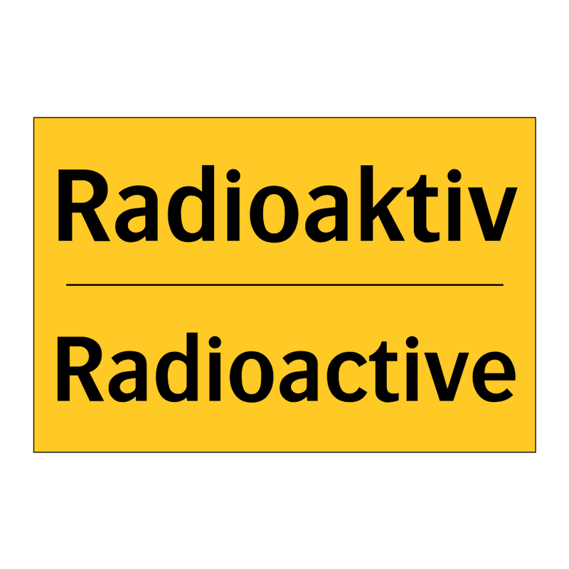 Radioaktiv - Radioactive
