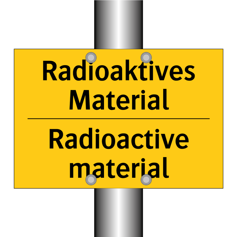 Radioaktives Material - Radioactive material