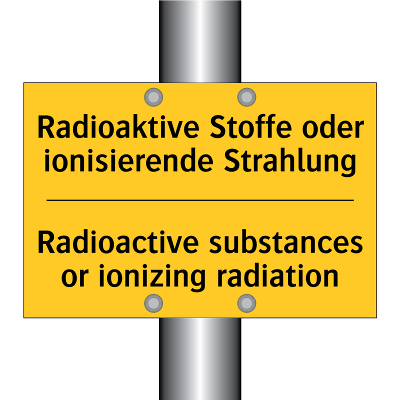 Radioaktive Stoffe oder ionisierende /.../ - Radioactive substances or ionizing /.../
