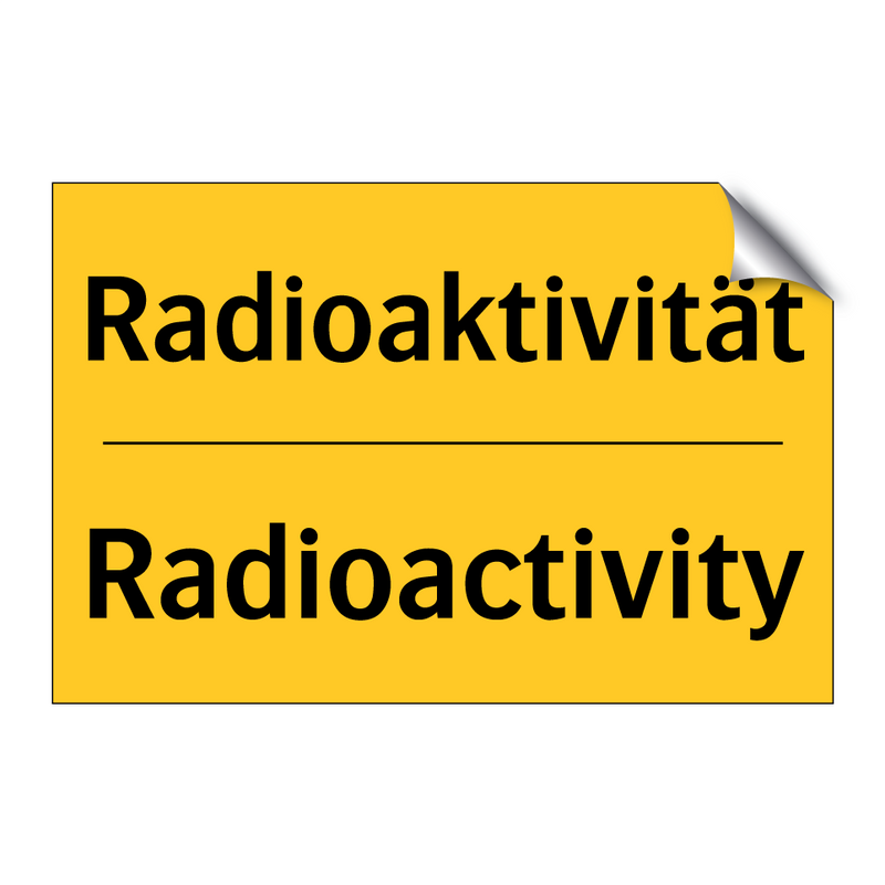 Radioaktivität - Radioactivity