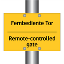 Fernbediente Tor - Remote-controlled gate
