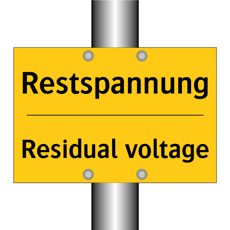Restspannung - Residual voltage