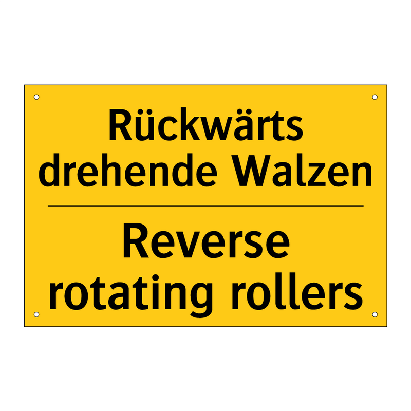 Rückwärts drehende Walzen - Reverse rotating rollers