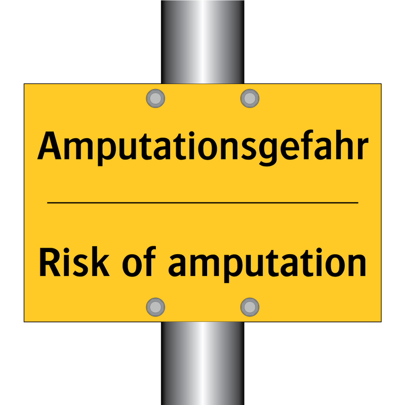 Amputationsgefahr - Risk of amputation