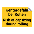 Kentergefahr bei Rollen - Risk of capsizing during rolling/.../