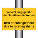 Verwicklungsgefahr durch rotierende /.../ - Risk of entanglement due to rotating /.../
