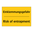 Einklemmungsgefahr - Risk of entrapment