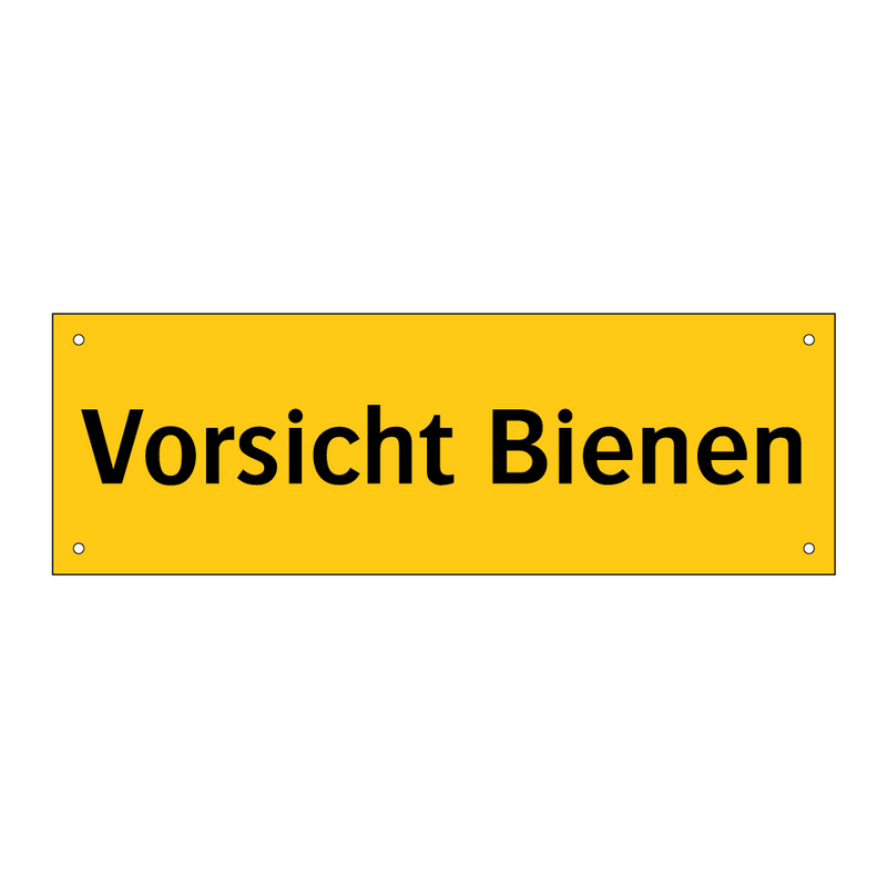Vorsicht Bienen